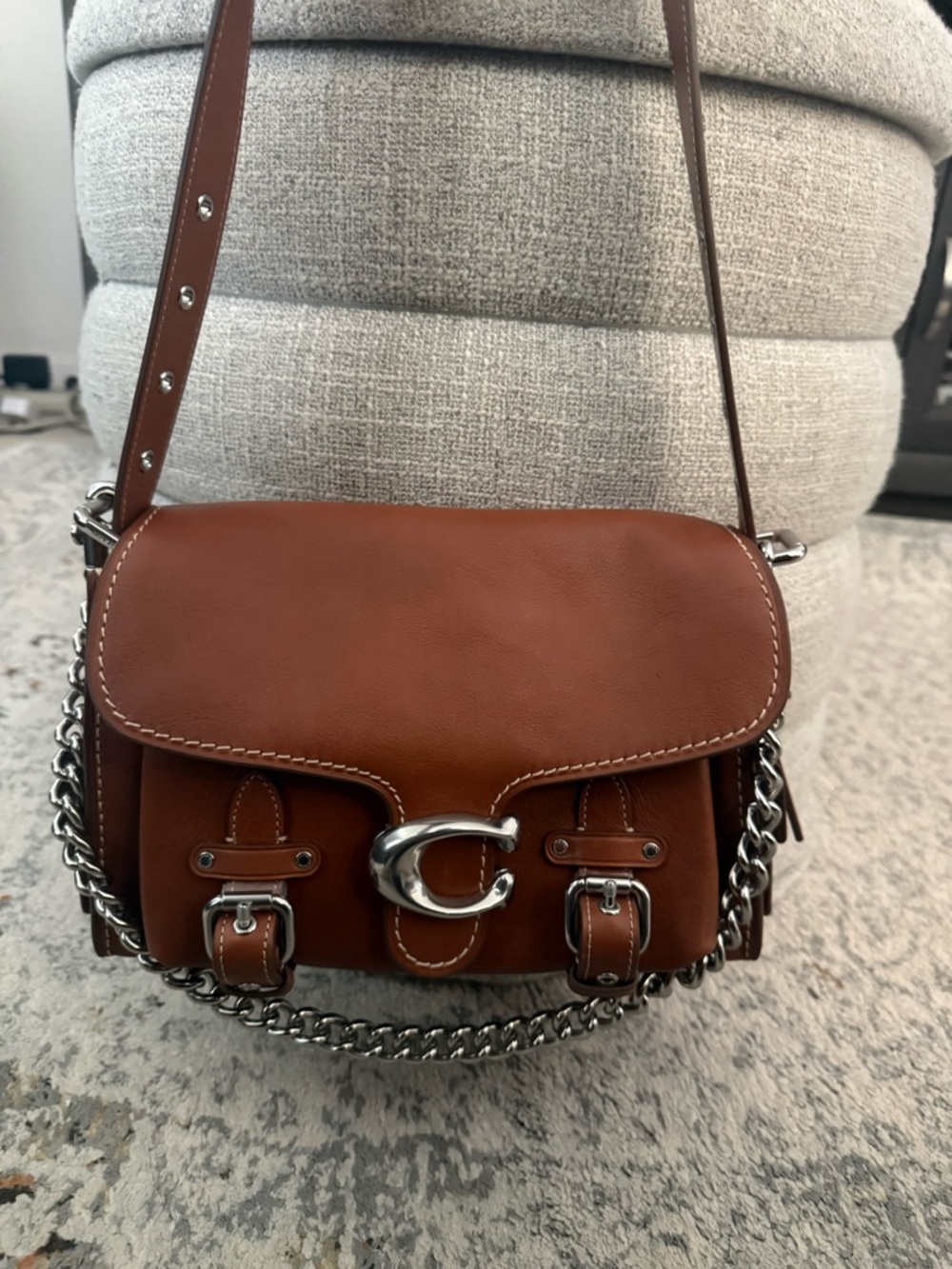 SOLD pending- Coach Western Tabby in Burnished Amber LIKE NEW
